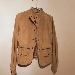 Vintage 70's Suzy Shier Genuine Tan Suede Jacket